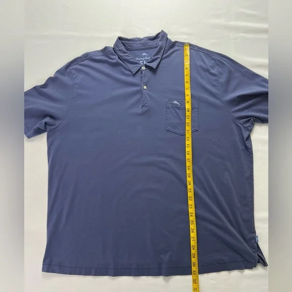 Tommy Bahama Relax Blue Pima Cotton Short Sleeve Polo - Picture 10 of 14